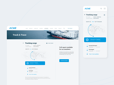 Cargo Shipment Tracking Feature