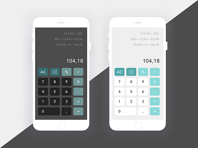 Daily UI #004 - CALCULATOR calculator daily ui daily ui challenge dailyui design ios ui ux