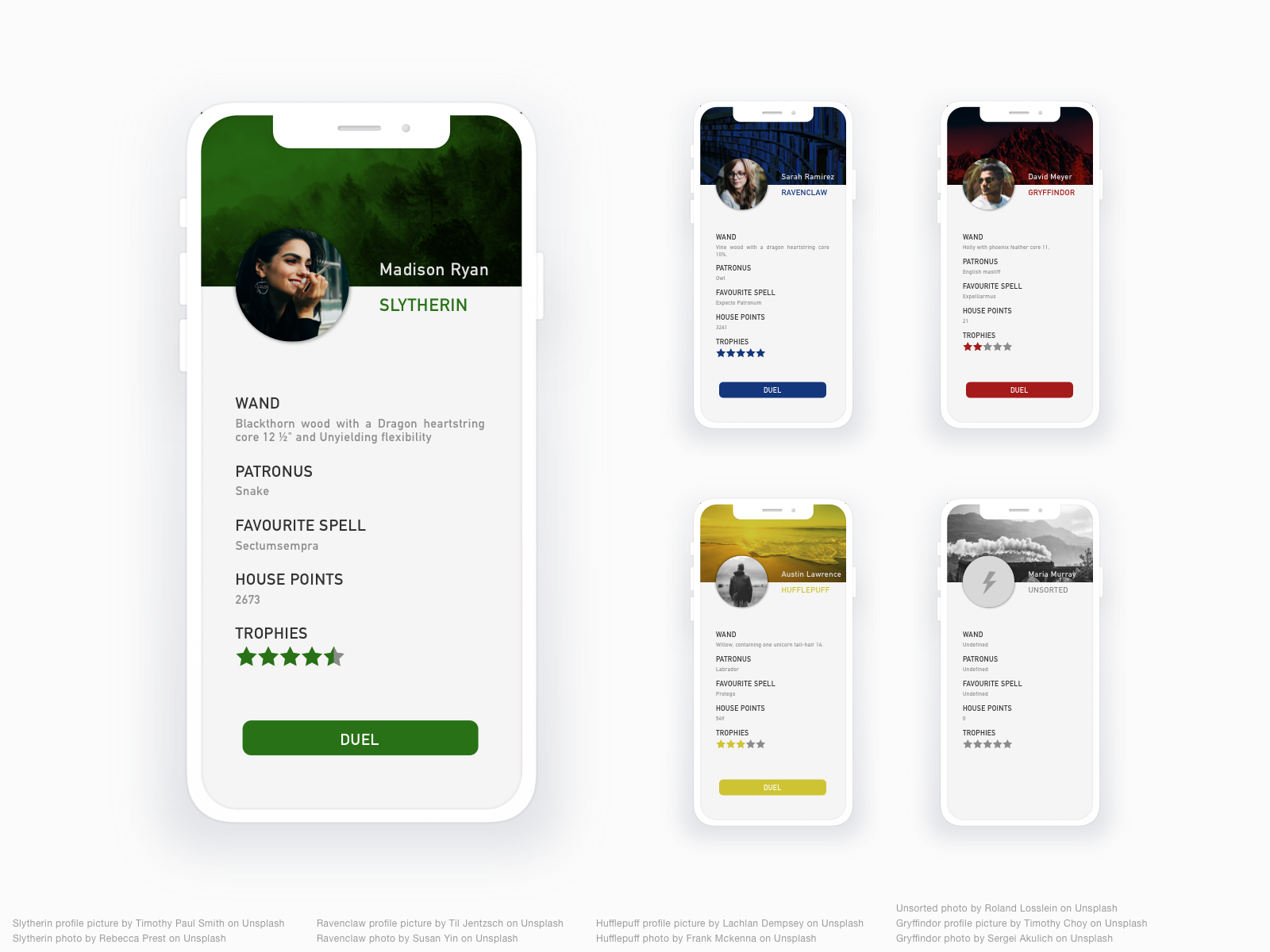 Daily UI #006 - USER PROFILE by Krauzeure on Dribbble