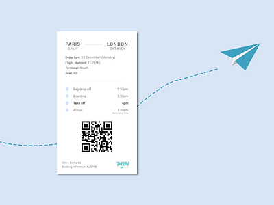 Daily UI #024 - BOARDING PASS