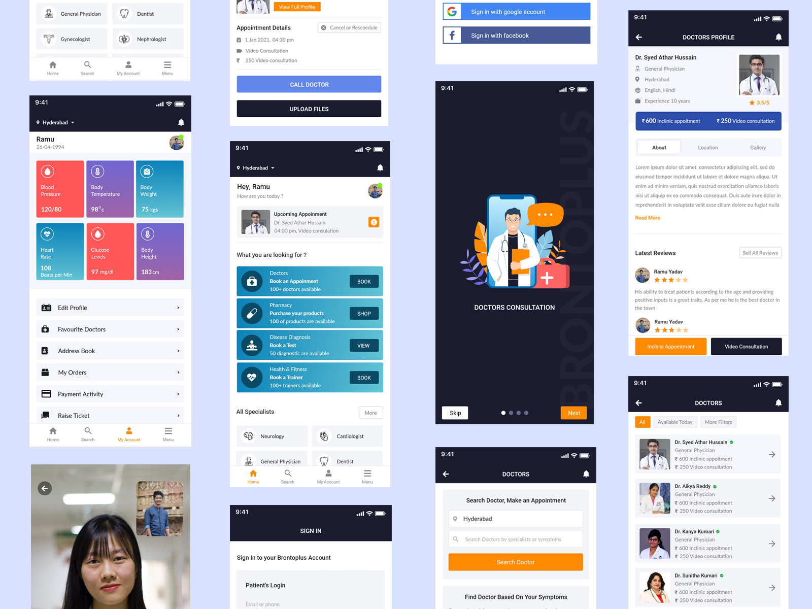 Brontoplus by ramu yadav on Dribbble