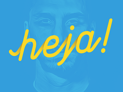 Heja hejo typography zlatan