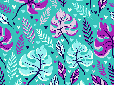 Tropical Leaves Pattern