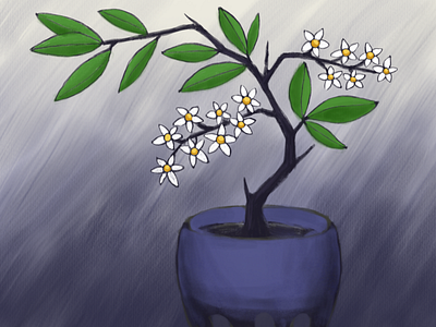 Bonsai autodesk autodesk sketchbook blooming tree bonsai flower flowers pot sketch tree