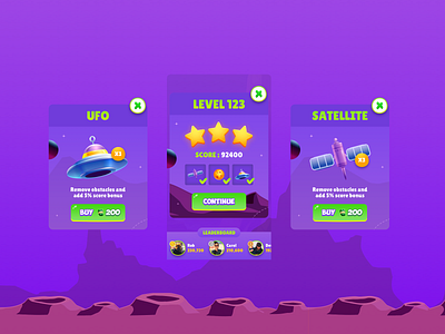 Game Pop-Up UI Design