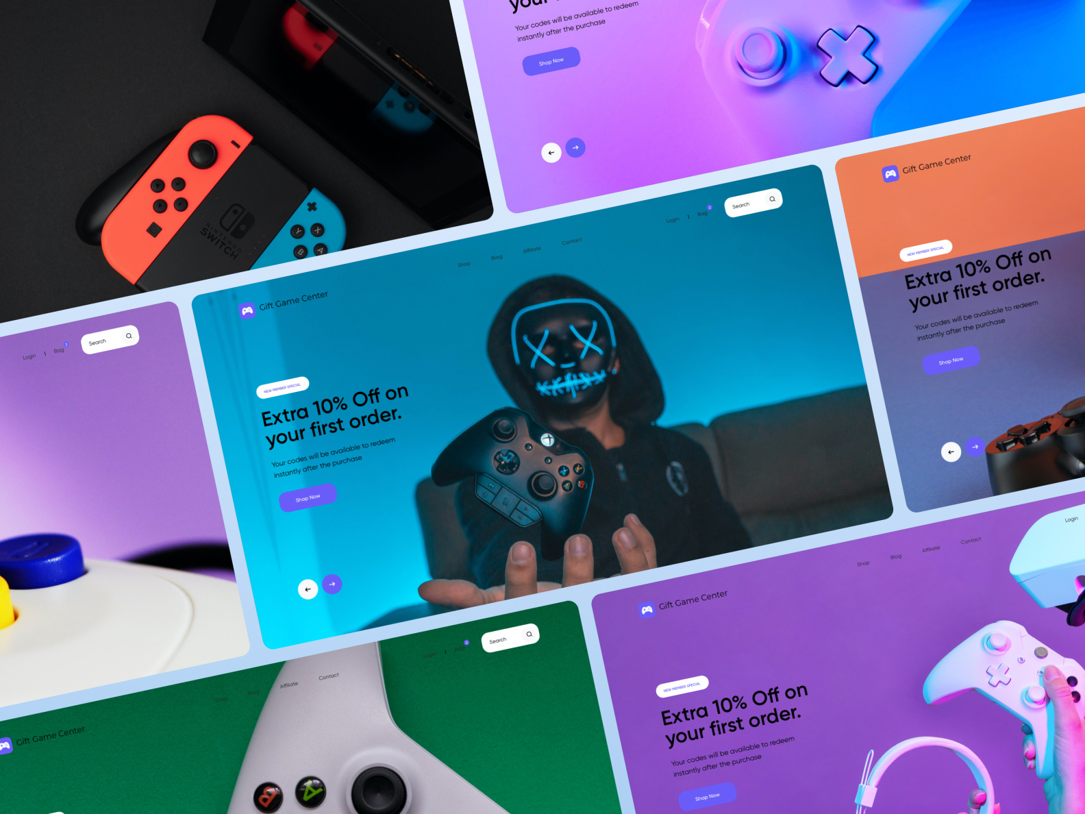 Digital Game Gift Cards by Kadir Konakçı on Dribbble