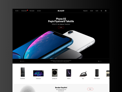 Arcelik - Homepage Design