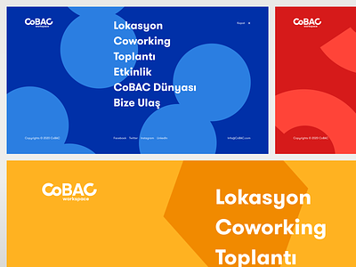 CoBAC - Menu branding clean design illustration logo principle ui ux webdesign website