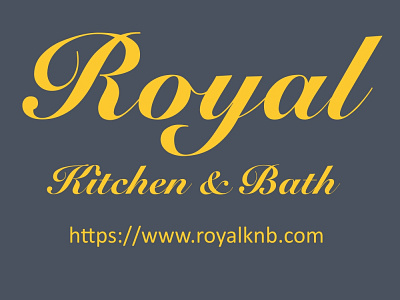 Royal Kitchen and Bath graphic design web design