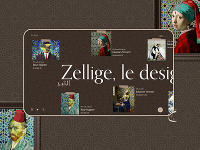 Zellige, le design graphique✨ | Website