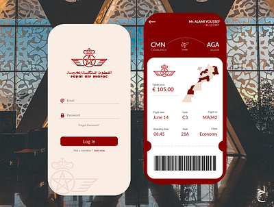 Redesign Royal Air Maroc🇲🇦✈️ brand design graphic design logo morocco royal air maroc ui ux web website