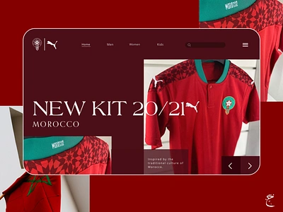 Moroccan new jersey🇲🇦⚽️✨ brand design graphic design illustration logo morocco ui ux web website