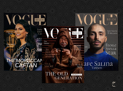 Vogue Beldi branding design graphic design illustration minimal morocco typography vector web website