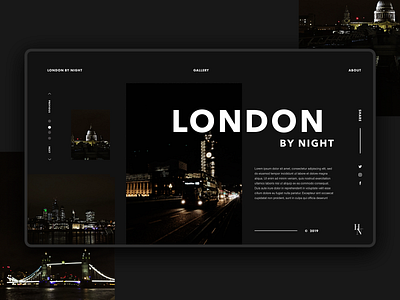 London by night design 🌘