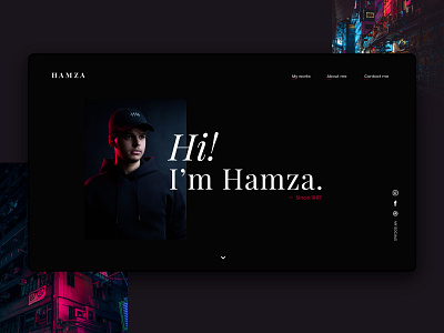 Design | My portfolio 💮 clean design graphic design logo minimal typography ui ux web website