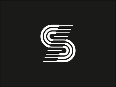 S logo invert art branding design icon illustration illustrator logo minimal typography vector