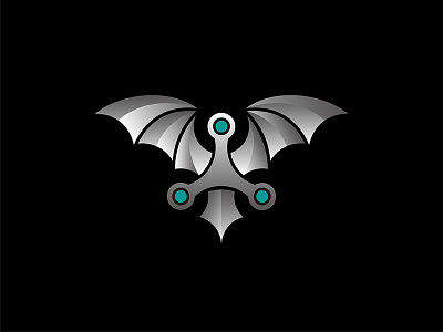 Drone Bat logo art branding design graphic design icon illustration illustrator logo minimal vector