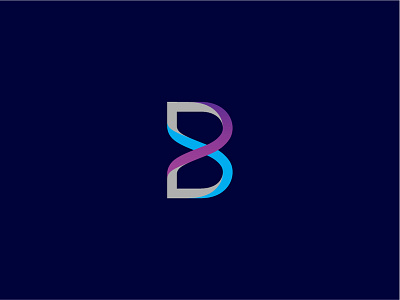 B8 logo design design logo vector