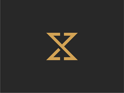 ZX arrows logo design logo vector