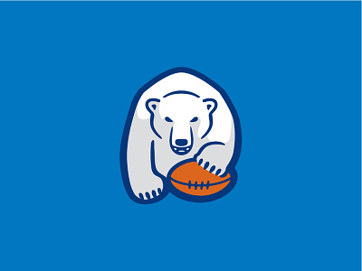Northern bears. Rugby team design logo vector