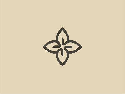 Quatrefoil logo design logo vector