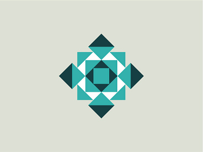 Geometric mandala logo