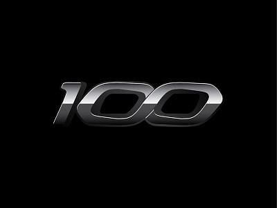 Peugeot 100 years in Russia design logo vector