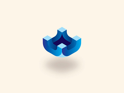 Smooth Crown design icon logo vector