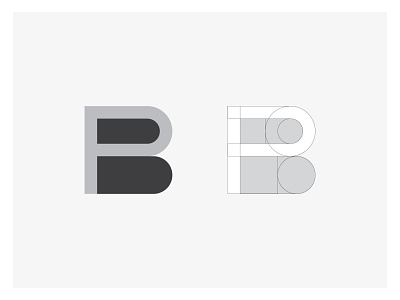 PB Logo design logo vector