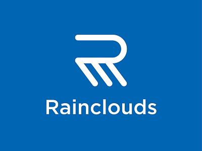 Rainclouds Logo design logo vector