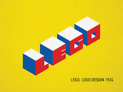 Bauhaus 100 Years. Lego logo. design logo typography vector