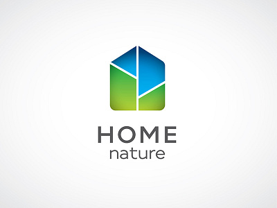 Home Nature Logo design icon logo vector