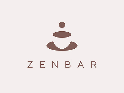 Zenbar design logo vector