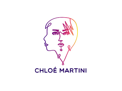 Chloé Martini face head line logo music profil visual