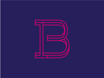 B monogram