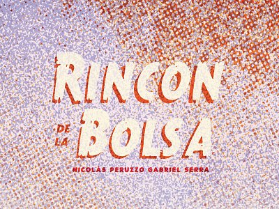 Rincon de la bolsa bbok comic cover graphic novel grunge texture