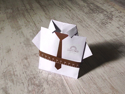 Packaging concept foldable origami packaging paper tailor