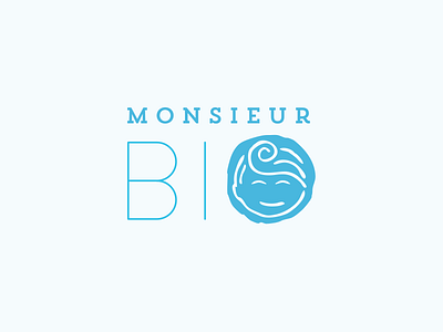 Monsieur Bio cosmetics france logo man natural