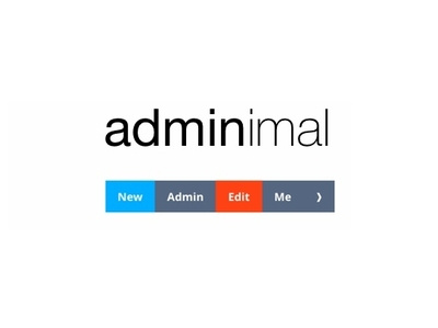adminimal plugin minimalist plugin wordpress