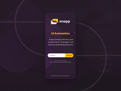 SnappUI susbcription page