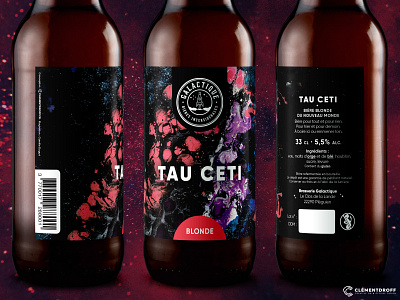 Tau Ceti - Beer label