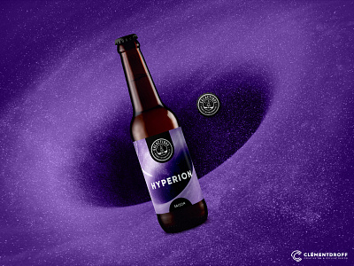 "Hyperion" Saison Beer by Galactique brewery beer brand identity branding brewery brewery branding craft beer craft brewery craftbeer graphic design label design label packaging