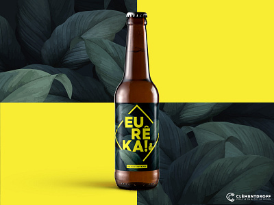 Eureka Pale Ale (Homebrewing project) craftbeer design homebrew homebrewing label packaging labeldesign labels package design packaging