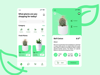 Plants Shop App design farm garden loveplants mobile mobile app mobile app design plant shop store ui uiux ux