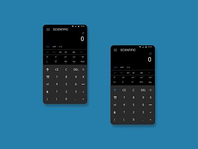 DailyUI.co Day-4 Calculator android app design mobile mobile app mobile app design mobile ui ui uiux ux