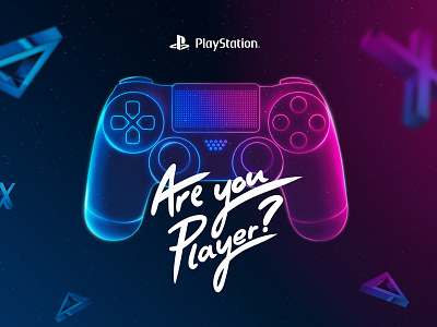 SONY - PlayStation / are you player animation are you player badge behance brand branding concept design digital game icon identity illustration illustrator logo playstation sony ui ux