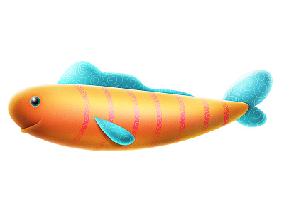 Philips - Picture of Your Heart animation badge brand branding character concept design digital fish illustration illustrator