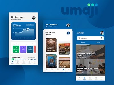 Umaji - Ecommerce for Micro, Small and Medium Enterprises (MSME) dailyui ecommerce onlineshop uidesign umkm