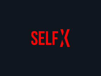 SelfX branding design flat graphic design illustration illustrator logo minimal typography vector