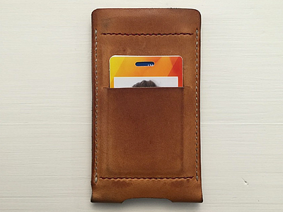 iPhone 6 Sleeve w/ Cardholder - Leatherwork card holder iphone 6 leatherwork sleeve